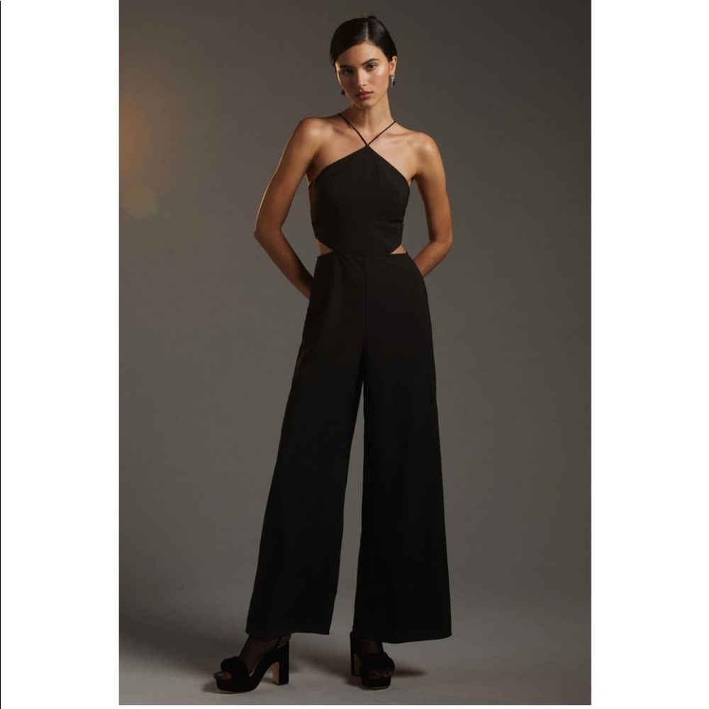 NWOT Anthropologie Hutch wide leg cut-out jumpsuit